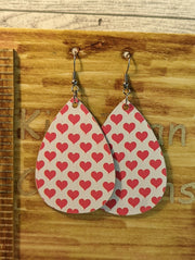 Heart Wood Earrings